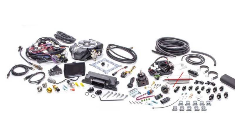 F.A.S.T. - FAST EZ-EFI 2.0® Self Tuning EFI System  w/ Inline Fuel System Kit (No Pump) FAS-30402-KIT-NP