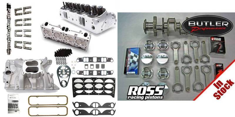 Butler Performance - 461-474 cu in Engine Builder Package / TEP w/RA 4.150-4.211" Bore / Ross Forged Piston / 4.250" str.