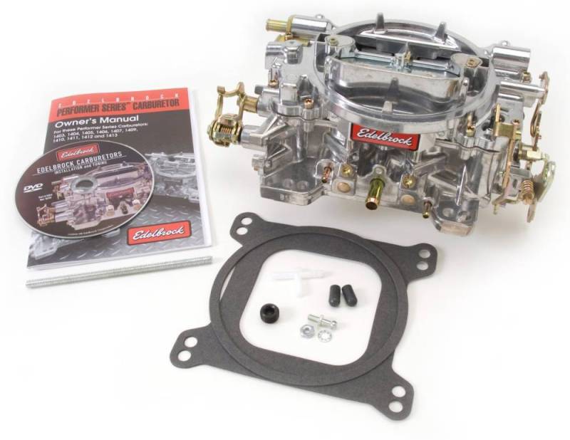 Edelbrock - Edelbrock Performer Series 800 cfm, Manual Choke Carburetor, Satin Finish (non-EGR) EDL-1412
