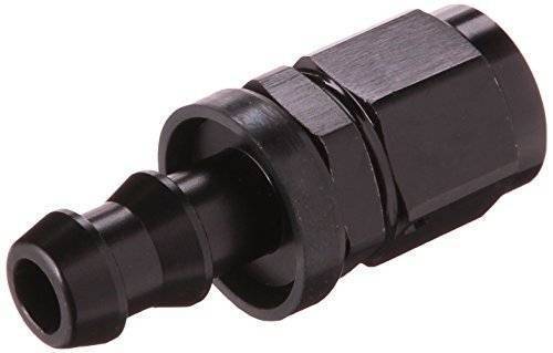 Russell - Russell Twist-Lok Hose End, -6 Straight, Black RUS-624013