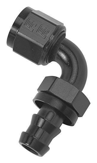 Russell - Russell Twist-Lok Hose End, -6, 90 Degree, Black RUS-624163