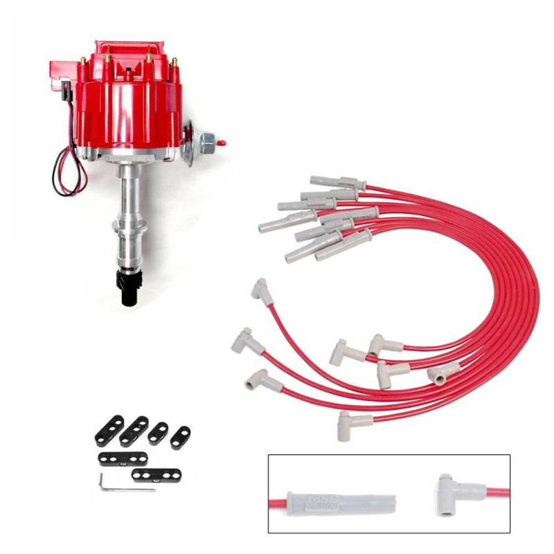 Butler Performance - Pontiac HEI Distributor and Wire Kit, HEI