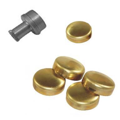 Butler Performance - Butler Performance Brass Freeze Plug Kit For Cast Iron Cylinder Heads Up, with Heater Hose Press In Fitting BPI-1022-HHF