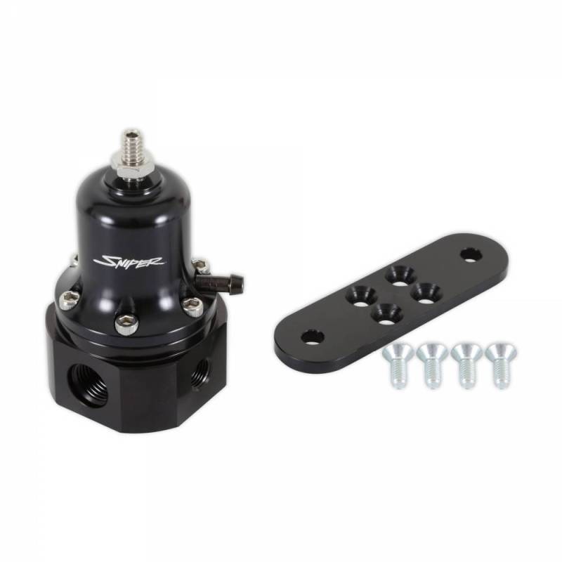 Holley - Holley Sniper EFI 40-130 psi Fuel Regulator 6AN Boost Reference 1:1