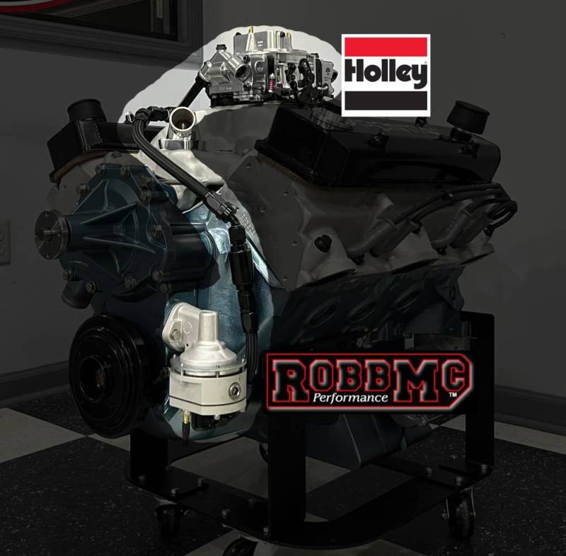Butler Performance - Butler Fuel Pump to Carb Inlet Kit, -6AN RobMc Mechanical Fuel Pump to Holley,  Black or Endura Inlet BPI-1007FUEL-6