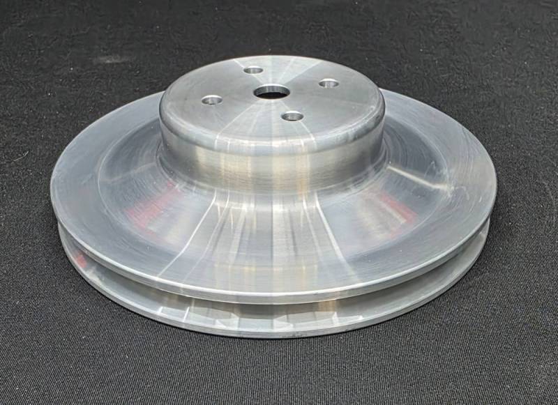 Ram Air Restorations - Pontiac Single Groove Water Pump Pulley-1964-1967, Billet