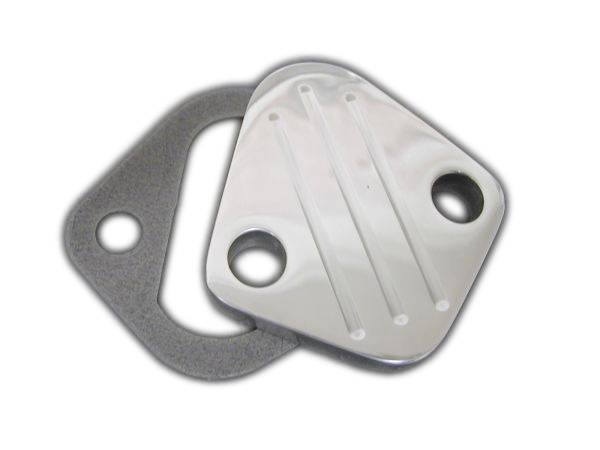 RPC - RPC Polished Billet Aluminum Fuel Pump Block Off Plate RPC-S6258