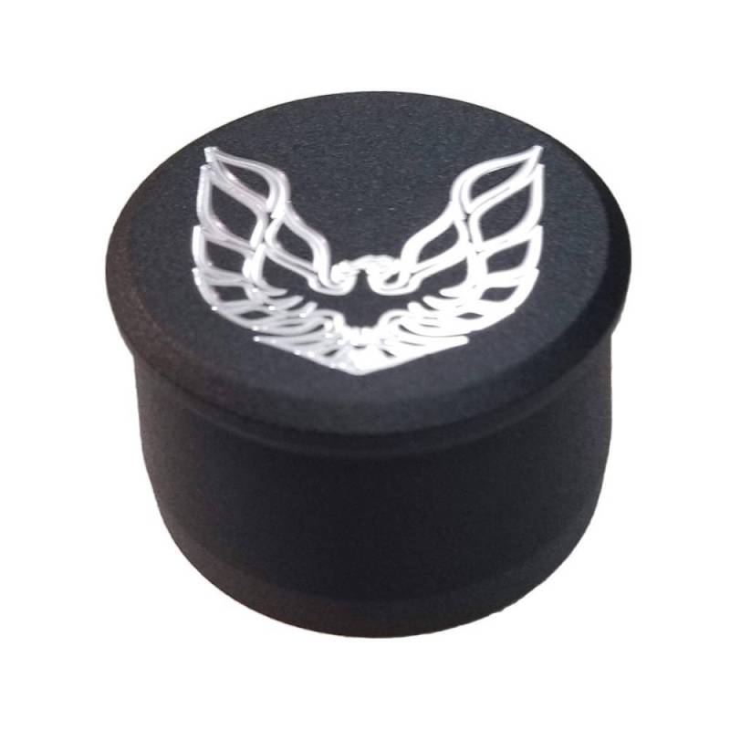 Butler Performance - Firebird Screaming Chicken Custom CNC Black Aluminum Push-In Breather
