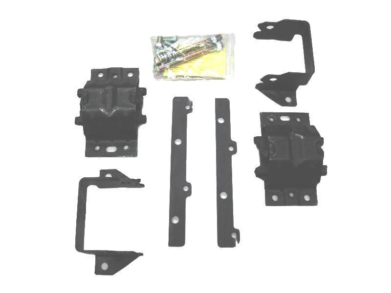 Warpath Restoration - Warpath Restoration Pontiac Engine Adapter Kit w/ Rubber Frame Mount / Engine Mount -Adapter, Set WRP-MM2