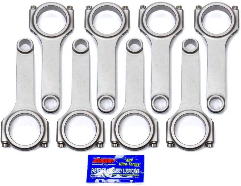 Eagle Specialty - Eagle 4340 Forged H-Beam Rod, 6.625", 2.250" Pontiac RJ,Press-Fit Set/8
