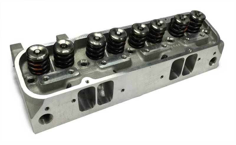 Butler Performance - Butler Performance Edelbrock Round Port/Wide Port CNC Machined Pontiac 87cc 370+CFM Cylinder Heads, Solid Roller, (Pair) BPI-87cc-EDL-RdPort-370CNC-WP