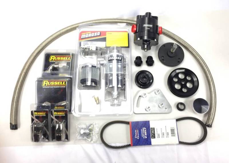 Butler Performance - Butler Performance Complete Moroso Evac Pump Kit, 4 Vane Pump BPI-EVAC-MOR4V