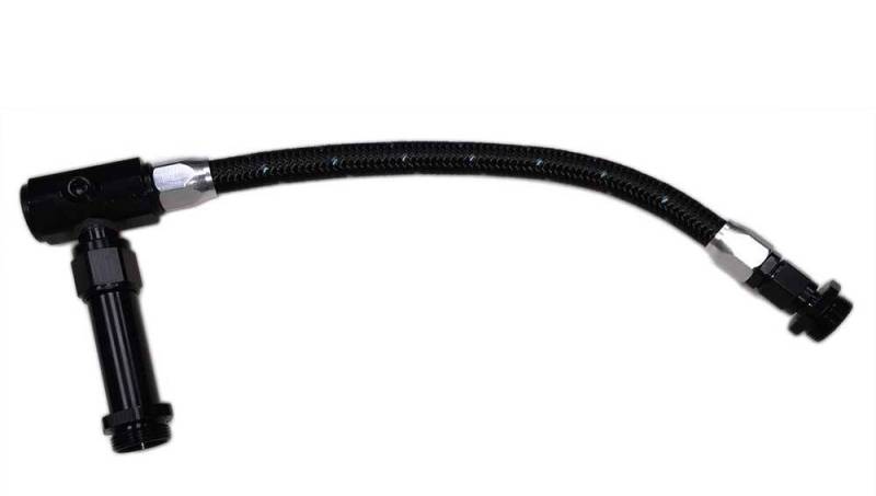 Russell - Russell Dual Inlet Carburetor Fuel Line Kit w/o Guage, 4150, Black, RUS-641093