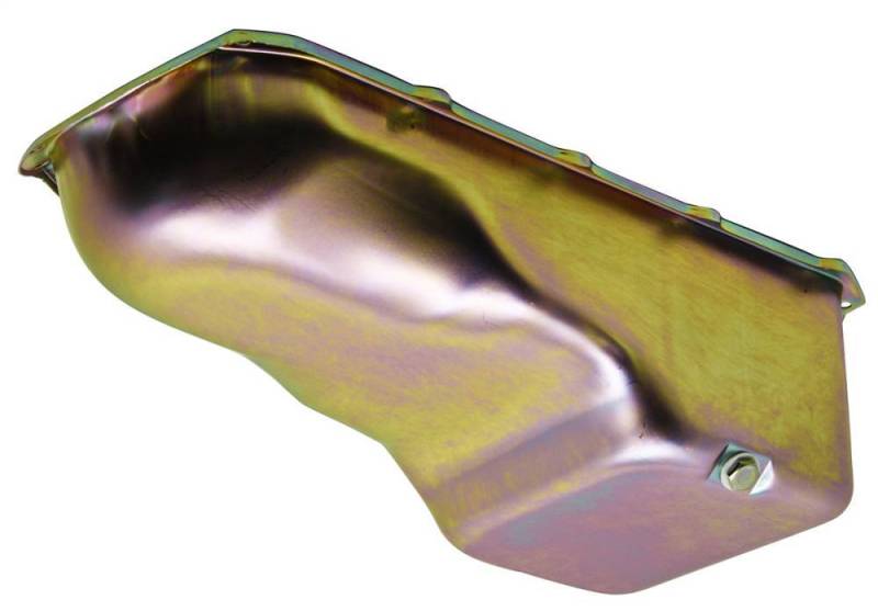 RPC - RPC 1961-81 Pontiac Zinc Plated Stock Baffled Oil Pan, 6-Quart RPC-S9337-Z