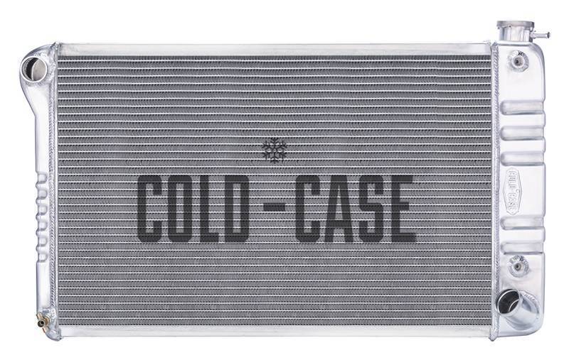 Cold Case - Cold Case 64-65 Pontiac GTO Tempest LeMans Aluminum Radiator, Fits cars equipped with factory AC radiator supports only, (AT) CCR-GPG22A