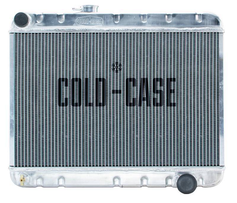 Cold Case - Cold Case 66-67 Pontiac GTO Tempest LeMans Aluminum Radiator, Fits cars equipped with factory Non AC radiator supports only (AT/MT) CCR-GPG34