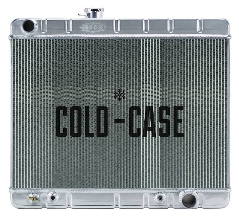 Cold Case - Cold Case 66-67 Pontiac GTO Tempest LeMans Aluminum Radiator, Fits cars equipped with factory Non AC radiatorssupports only (AT) CCR-GPG34A