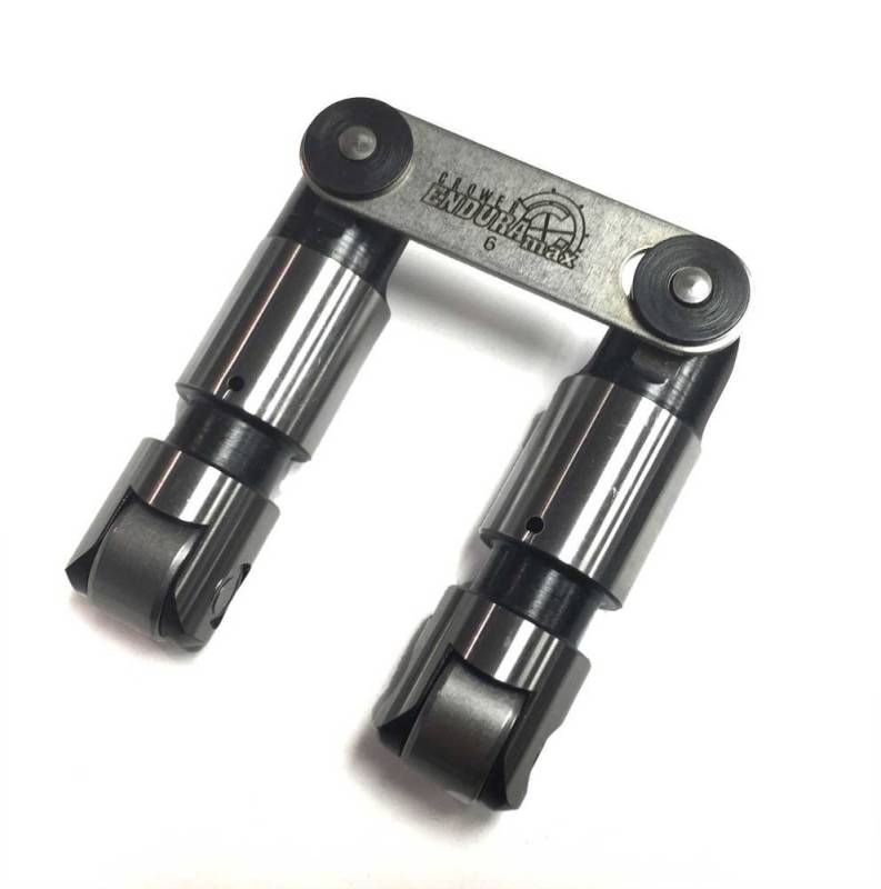 Crower - Crower .903" EnduraMax Roller Lifters NO Offset w/ PONTIAC BAR / NEEDLELESS Style Lifter w/ .300 Taller Body / Raised Seat (Set) CRO-66494X903E-16