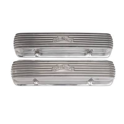 Edelbrock - Edelbrock Classic Series Pontiac Valve Cover, Polished, Set EDL-4130