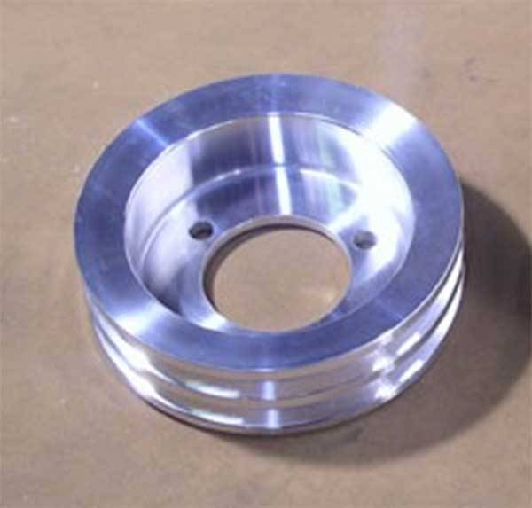 Ram Air Restorations - RAR Pontiac Underdriven 2 Groove 4 Bolt Crankshaft Pulley 1971-78- Polished RAR-PUC4C