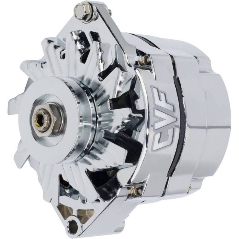 CVF - CVF Racing GM 1 Wire Alternator, 100 Amp, Chrome