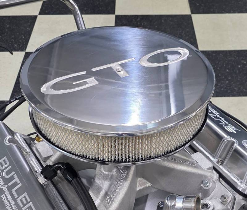 Butler Performance - Billet Specialties CNC Custom Milled Billet Air Cleaner Lid, Choose Your Look, 14", Polished