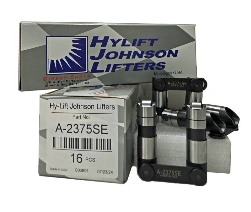Hy-Lift Johnson - Hy-Lift Johnson Pontiac SE Retro-Fit Hydraulic Roller Lifter with Pressure Pin Oiling Set/16 HLJ-A-2375SE