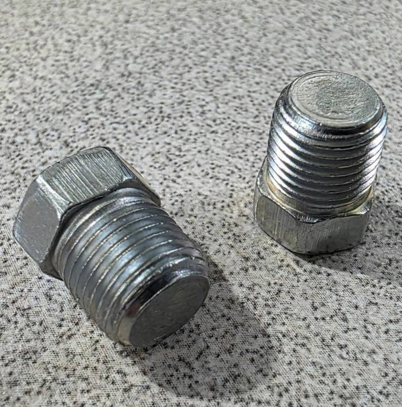 Butler Performance - 1/8" Steel Block Drain Plug (std size for Pontiac blocks), 7/16 Hex Head, Each