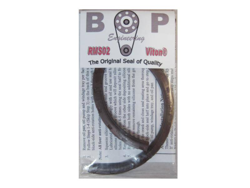 BOP - BOP Pontiac 3.25" Main SINGLE LIP Viton 2pc Rear Main Seal (421, 428, 455) BOP-RMS02