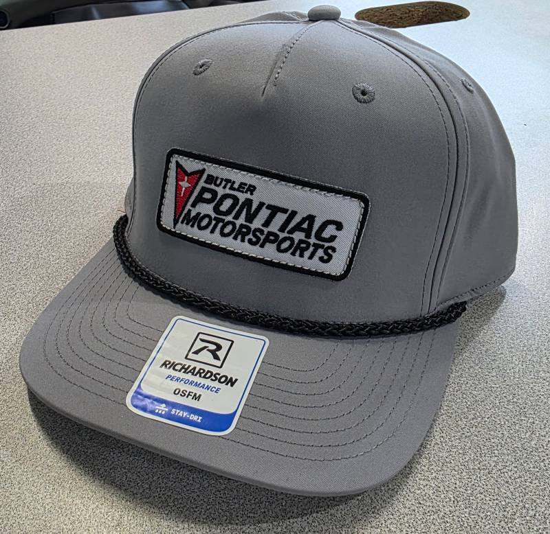 Butler Performance - Pontiac Motorsports Hat, Grey, Adjustable