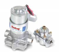 Fuel Pumps - Fuel Pumps- In-line - Holley - Holley 110gph Blue Electric Fuel Pump w/Regulator HLY-12-802