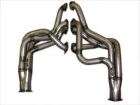 Mad Dog Round Port Headers, 1 7/8" Primaries, 3 1/2 Collectors, 1973-77 LeMans, Grand AM  (AT & 4 Speed Trans) /no coating MDH-MD9174RD
