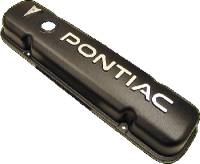 RPC Pontiac Black Cast Aluminum Short Valve Covers, 2 1/2" Tall (Set) RPC-S6520