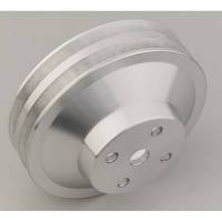 March 71-77 2-Groove Polished Aluminum Water Pump Pulley MAR-13032
