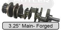 3.25" Main- Forged Crankshafts for 421/428/455 Blocks