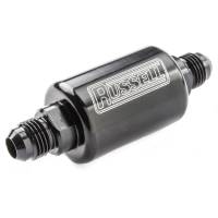 Air & Fuel Delivery - Fuel Filters - Russell - Russell Competition Fuel Filter -6 / 3", Black  RUS-650133