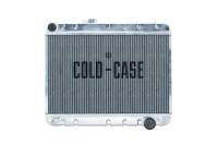 Cold Case 66-67 Pontiac GTO Tempest LeMans Aluminum Radiator, W/O AC (MT) CCR-GPG34