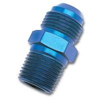 Russell Adapter, -10 Flare X 1/2 NPT, Blue, RUS-660500