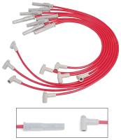 MSD Red 8.5mm Super Conductor Spark Plug Wire -Custom Fitted, HEI, Set-8 MSD-31369