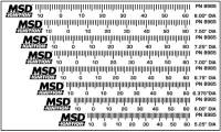 MSD Timing Tapes, 5.25 to 8 in. Dia. MSD-8985