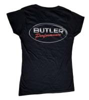 Butler Performance - Butler Women's Black Logo T-Shirt, Small-4XL BPI-TS-BP1612WM - Image 2