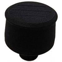 Short Chrome Steel Round Push-In Breather with Washable Filter Fits 1.25/" ID