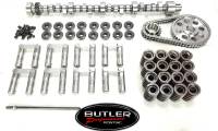 Hydraulic Roller Cams and Cam Kits, BP Custom Grinds - Aggressive Street/Strip cams - Butler Performance - Butler/Comp Custom Cam & Lifter Master Kit Pontiac HR BPI-K-BP8042SP