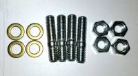 Carb Stud Kit, 1 1/2" Set/4, Fits Edelbrock and Holley Carbs, EFI throttle bodies and Air Valves