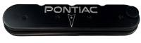 Butler Performance "Pontiac" CNC Engraved Late Model Pontiac/LS Aluminum Valve Covers (Set) BFA-VC01-LS-BK
