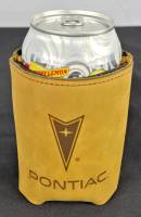 Butler Performance - Top Grain Leather Can Cooler, Insulated, Custom Laser Logo - Image 2