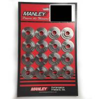 Manley 1.400" Titanium Retainer- 10 degree, 1.070" Step 1.400 to 1.500 Springs Set/16
