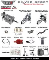 67-69 FB, F-Body, SST Tremec Perfect-Fit 5 Speed TKX Transmission Kit, Auto to TKX