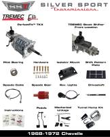68-72 GTO/LeMans, A-Body, SST Tremec Perfect-Fit 5 Speed TKX Transmission Kit, Auto to TKX