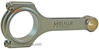 Molnar - Molnar 4340 Forged Power Adder H-Beam Rods, 6.800",  ARP 2000 Rod Bolt, 2.200" RJ Set/8